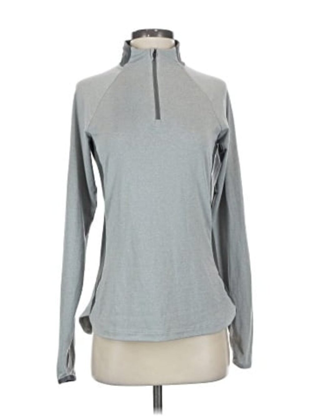 REI Co-op Women’s Large Technical Quarter Zip Top Gray Pullover